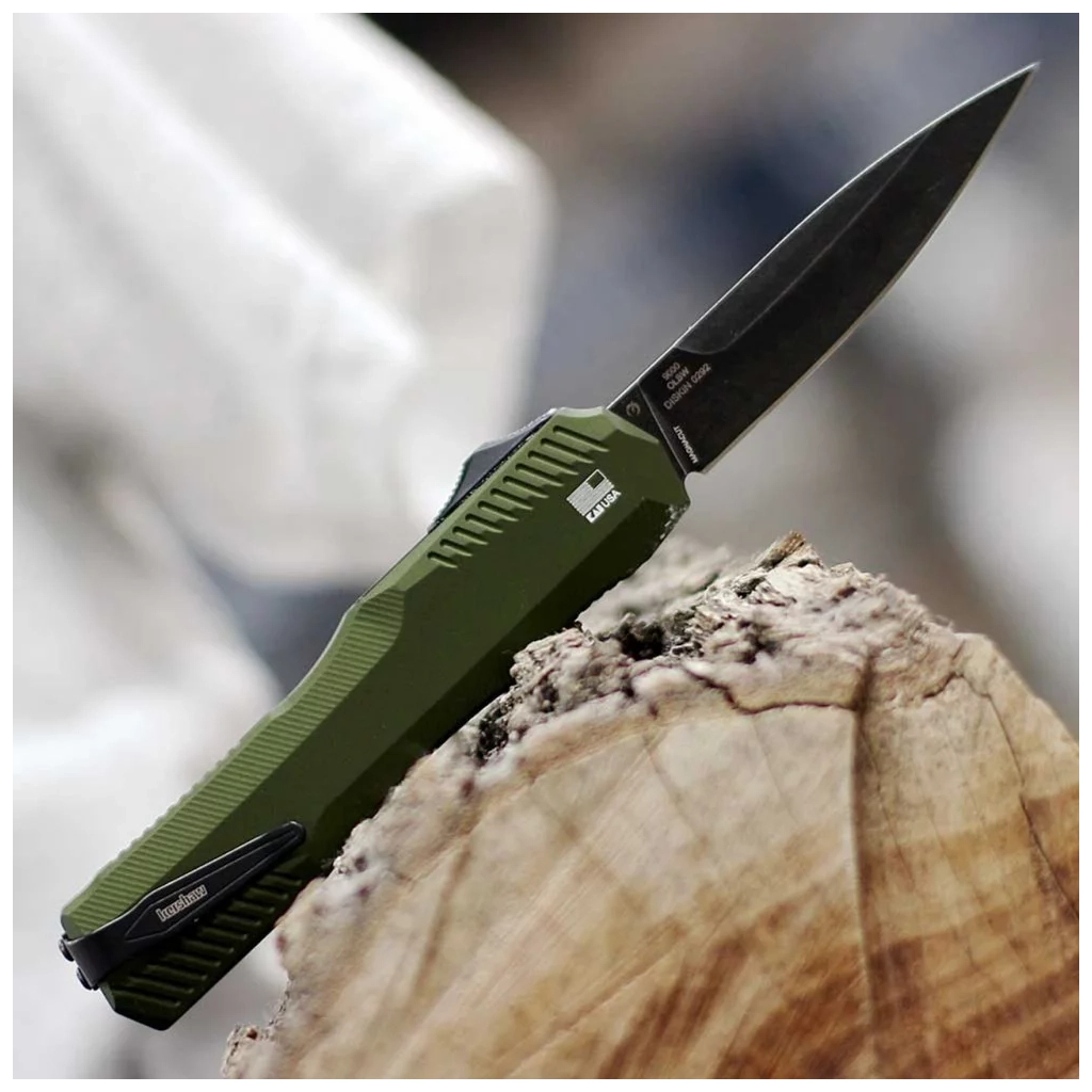 Ніж Kershaw Livewire BW Olive (9000OLBW) - зображення 5