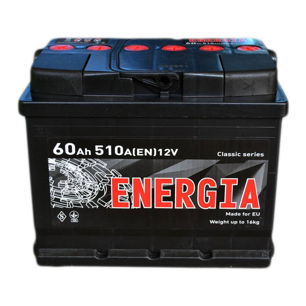 Акумулятор автомобільний ENERGIA 60Аh (000022387) - зображення 1