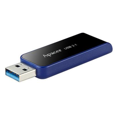 USB флеш накопичувач Apacer 32GB AH356 Black USB 3.0 (AP32GAH356B-1) - зображення 3