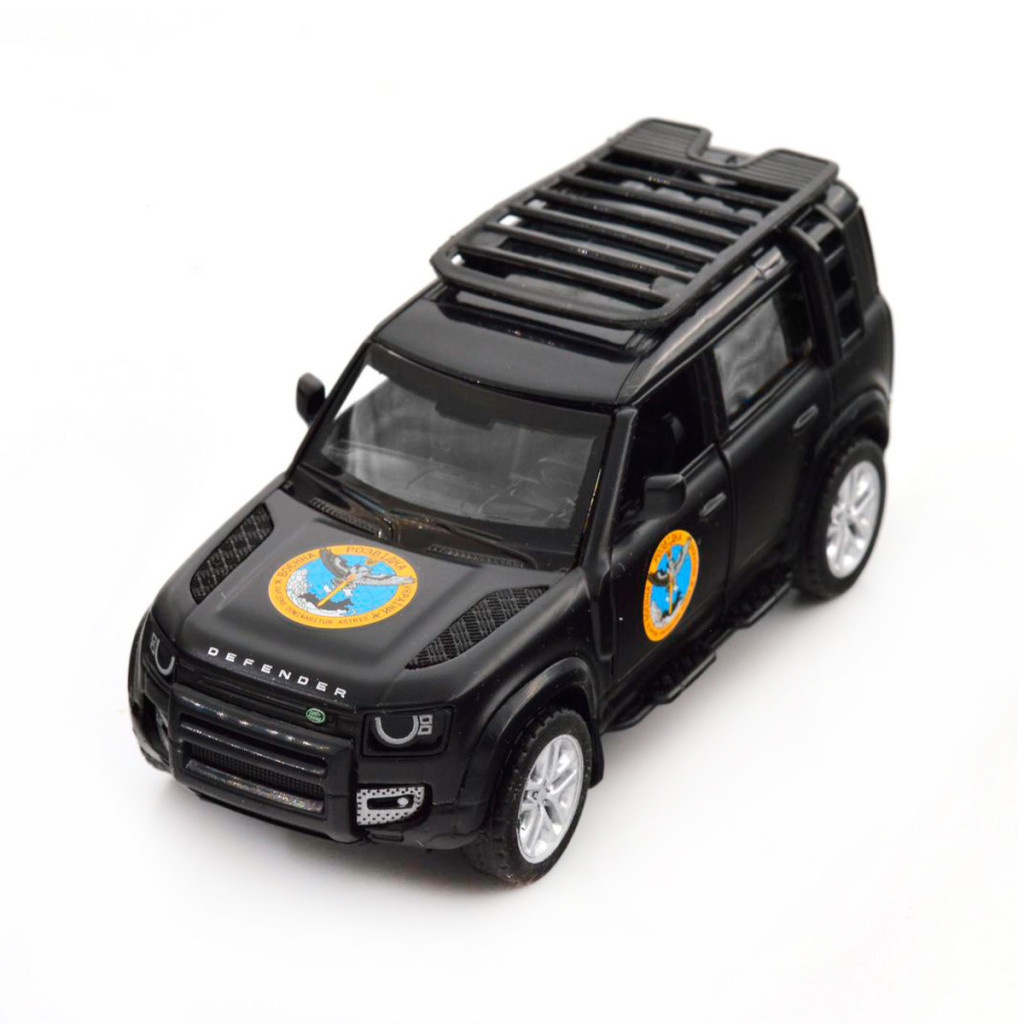 Машина TechnoDrive Автомодель серії Шеврони Героїв - Land Rover Defender 110 - ГУР МО (250364M) - зображення 1