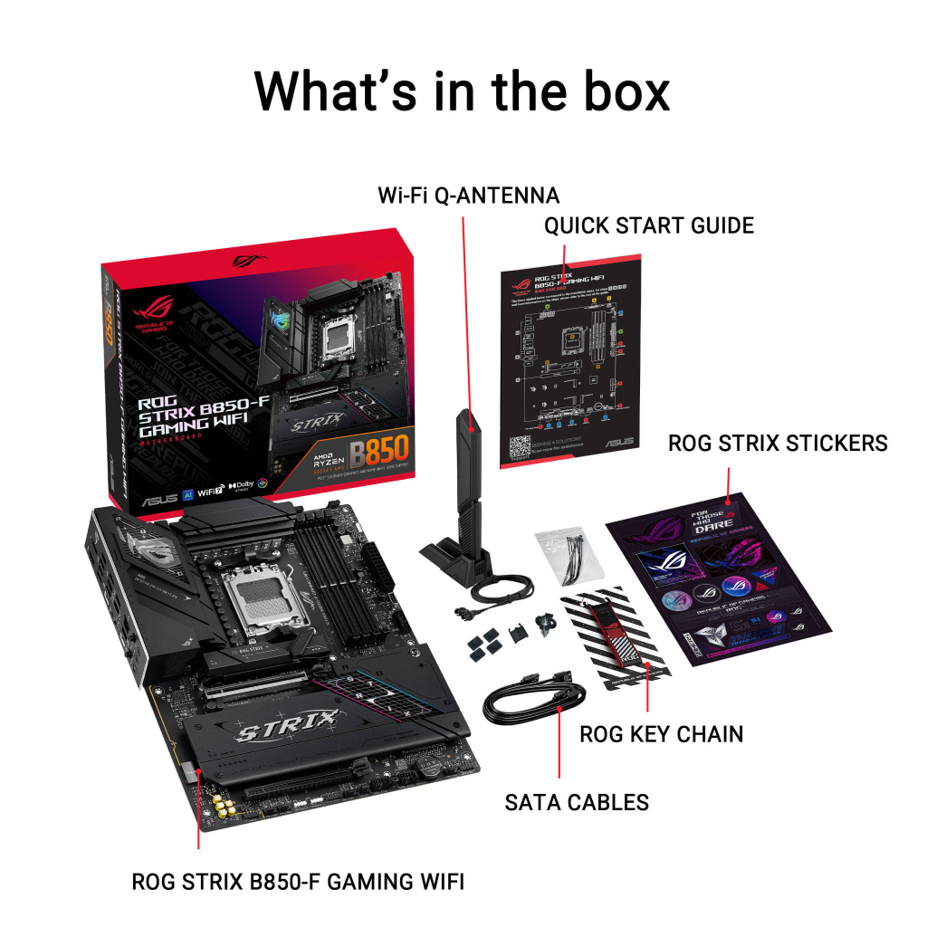 Материнська плата ASUS ROG STRIX B850-F GAMING WIFI - зображення 12