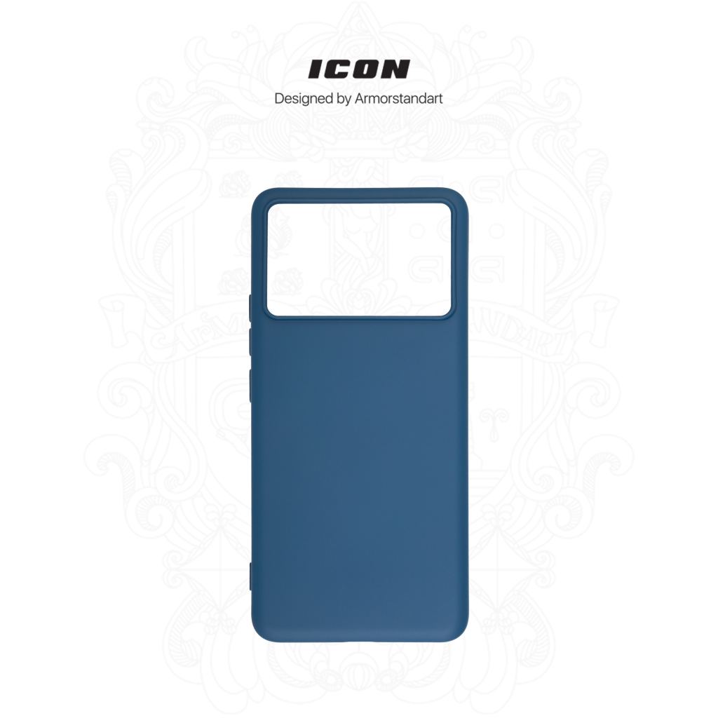 Чохол до мобільного телефона Armorstandart ICON Xiaomi Poco F6 Pro Dark Blue (ARM73517) - зображення 3