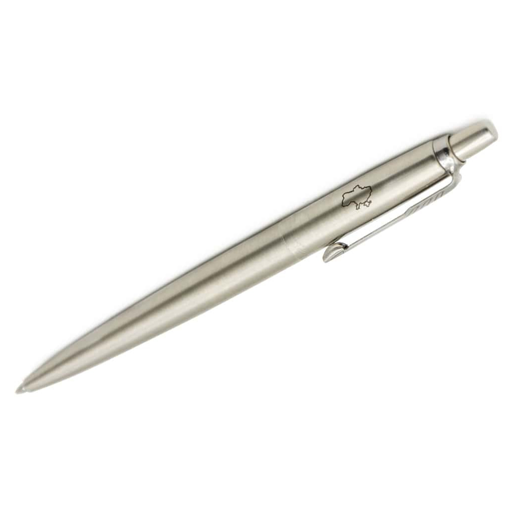 Ручка кулькова Parker JOTTER 17 UKRAINE SS CT BP Україна + Карта (16132_T205b) - зображення 5