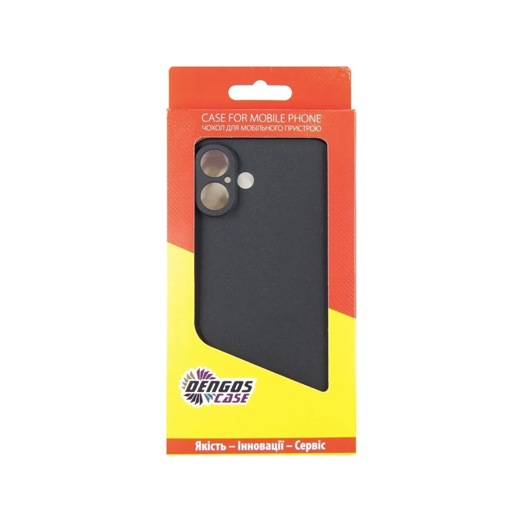 Чохол до мобільного телефона Dengos Carbon iPhone 16 Plus (black) (DG-TPU-CRBN-210) - зображення 5