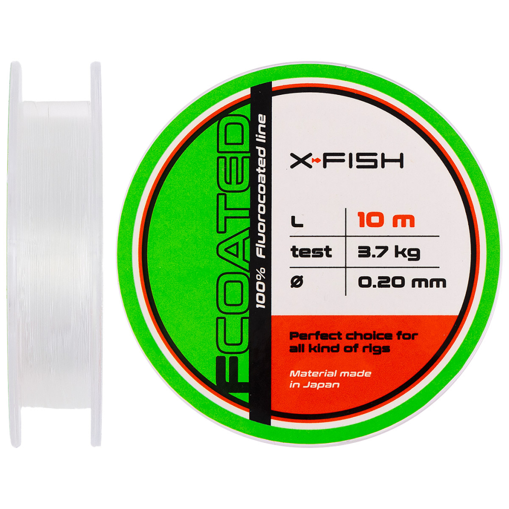 Флюорокарбон X-Fish FCoated 10m 0.20mm 3.7kg (1917.01.24) - зображення 1