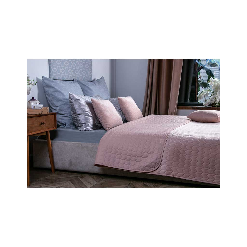 Покривало Руно двостороннє VeLour Персикове 150 х 220 см (360.55_Apricot) - зображення 2