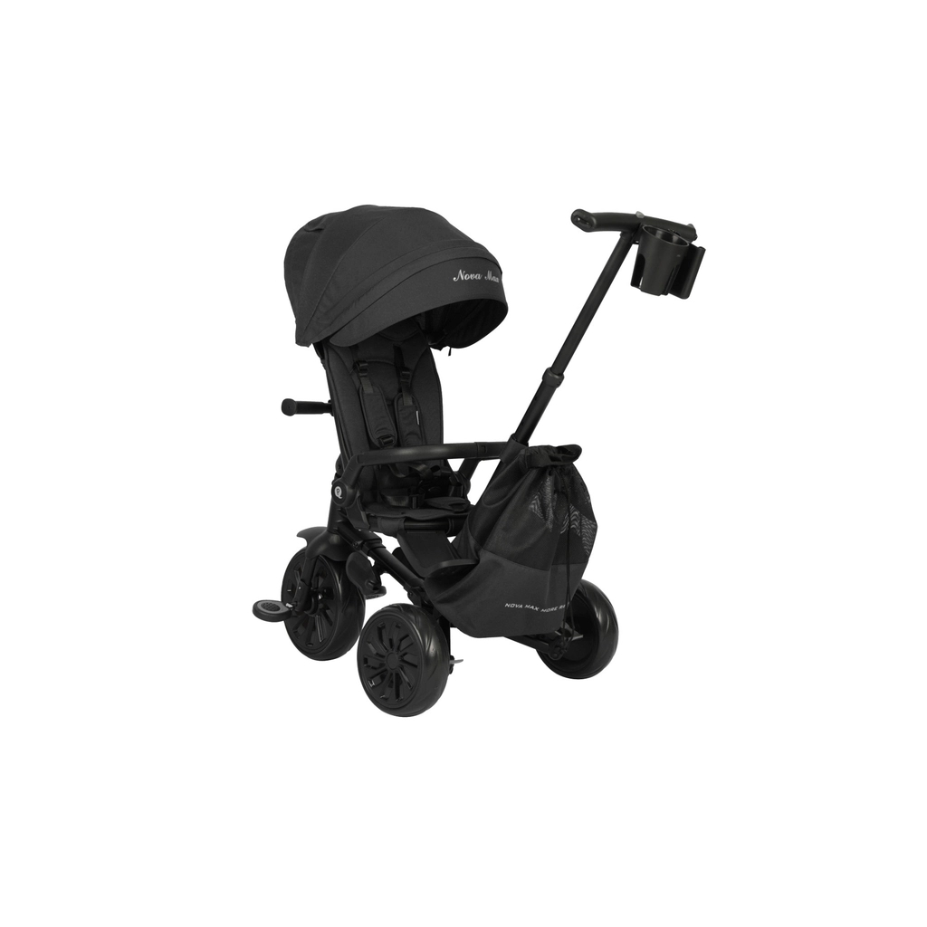 Дитячий велосипед QPlay Nova складаний триколісний Max Black (S703NovaMaxBlack) - зображення 3