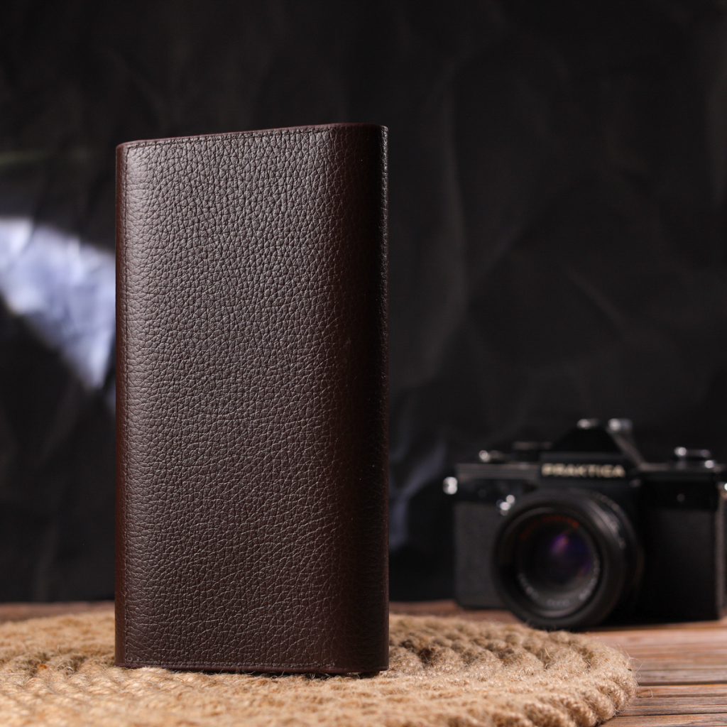 Гаманець Canpellini З натуральної шкіри Коричневий (21660) - зображення 9