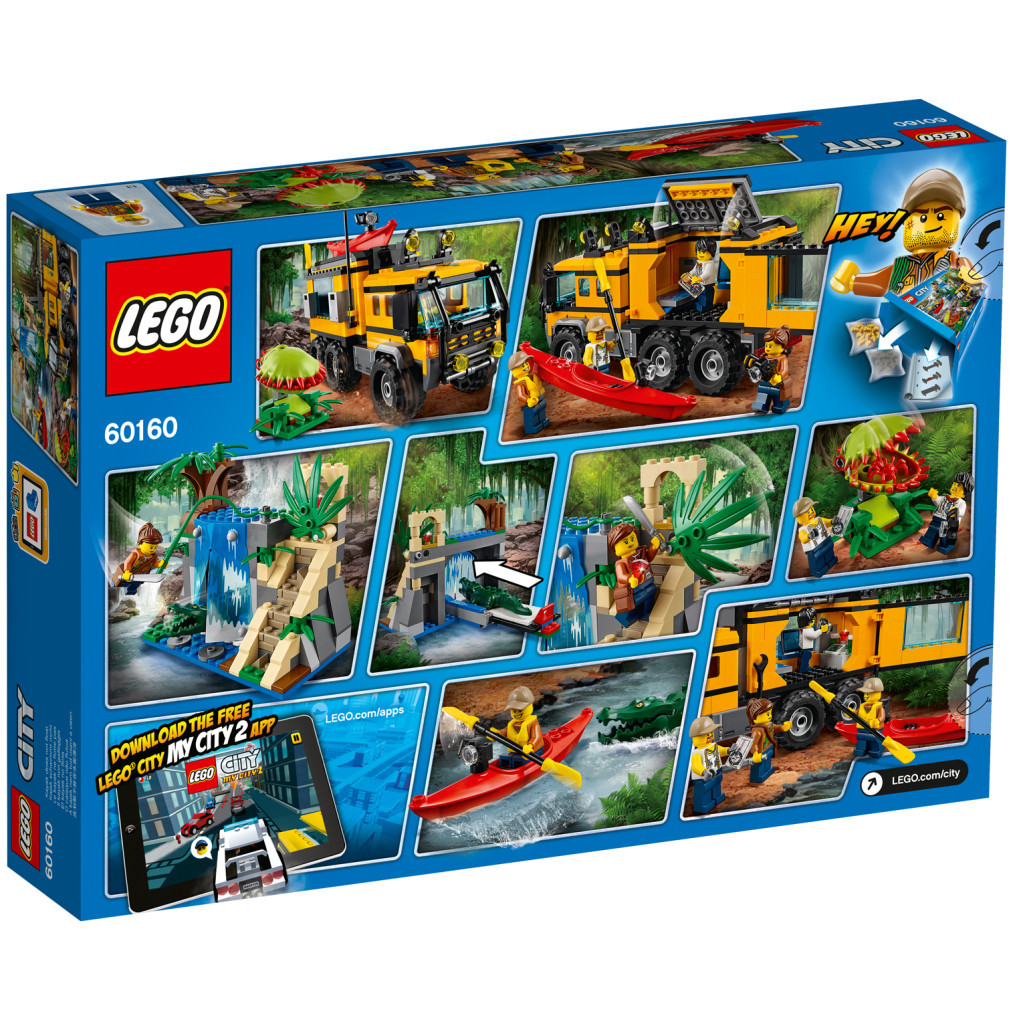 Конструктор LEGO City Пересувна лабораторія у джунглях (60160) - зображення 12