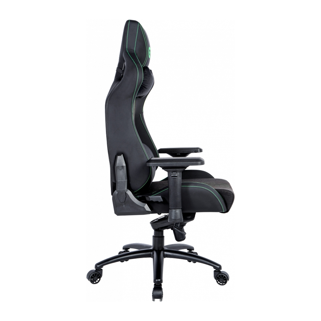 Крісло ігрове GT Racer X-8006 Black/Green (X-8006 Fabric Black/Green) - зображення 3