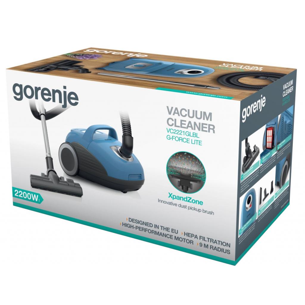 Пилосос Gorenje VC 2221 GL BL (VC2221GLBL) - зображення 5