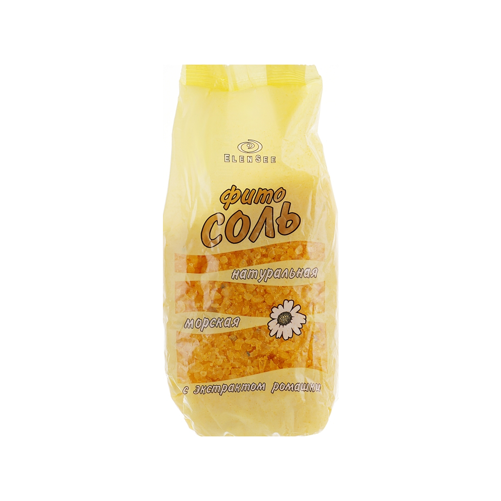 Сіль для ванн ElenSee Натуральна морська з екстрактом Ромашки 700 г (4820098540686) - зображення 1