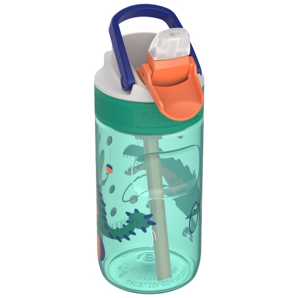 Пляшка для води Kambukka Lagoon 400 мл Juggling Dino світло-зелений (11-04047) - зображення 2