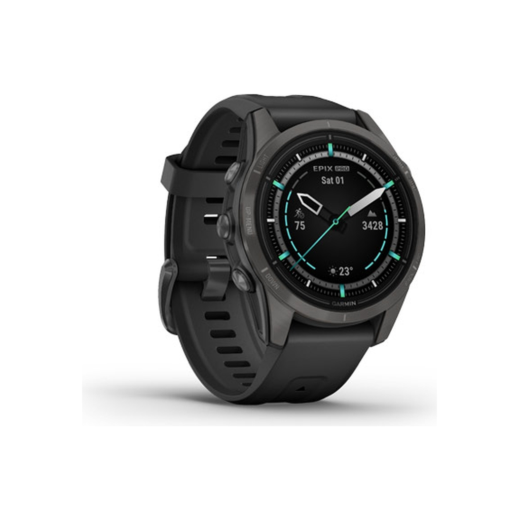 Смарт-годинник Garmin EPIX PRO (g2), 42mm, Saph, CrbnGry DLC Ti, Black, GPS (010-02802-15) - зображення 3