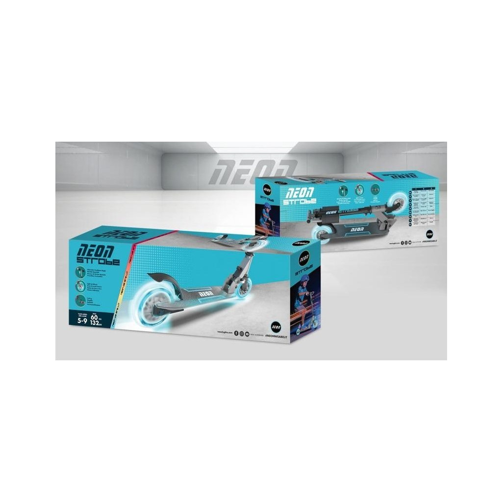 Самокат Neon Apex LED Сірий (NS32E4) - зображення 8