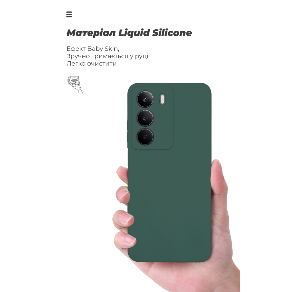 Чохол до мобільного телефона Armorstandart ICON Realme C73 5G Camera cover Dark Green (ARM88505) - зображення 7