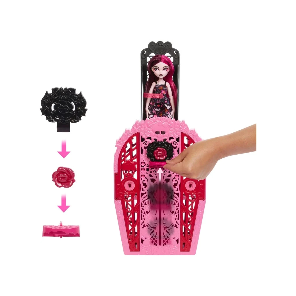 Лялька Monster High Набір-сюрприз Жахо-секрети Дракулори серії Цвіт та темрява (HYT72) - зображення 2