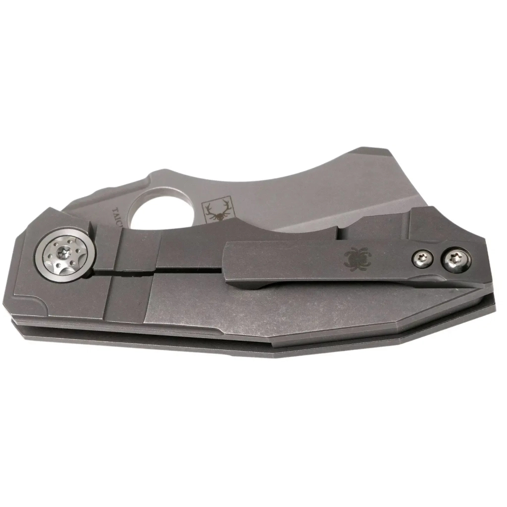 Ніж Spyderco Stovepipe CPM 20CV Titanium (C260TIP) - зображення 3