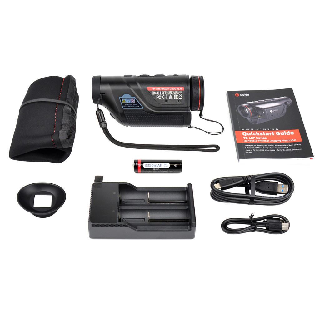 Монокуляр Guide Тепловізійний TD431 LRF 384x288px 35mm (з далекоміром) (747138) - изображение 11
