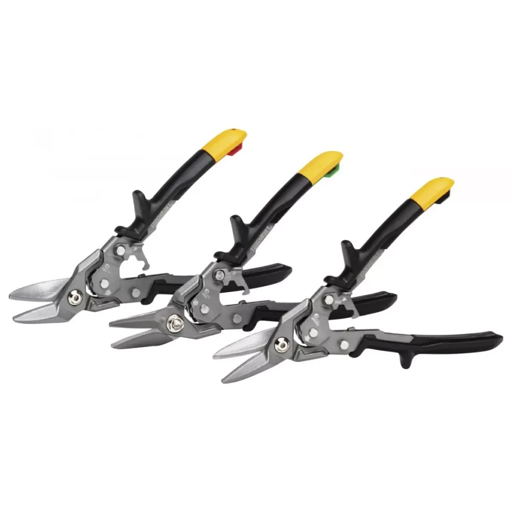 Ножиці по металу ToughBuilt Aviation набір 3 шт. (TB-H4S3-60) - изображение 1