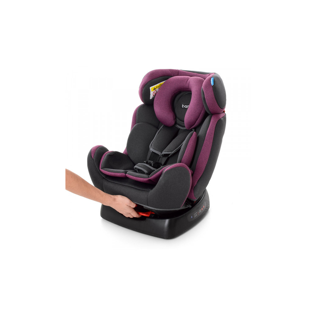 Автокрісло Bambi M 3678 0-25 кг Pink Grey - зображення 4