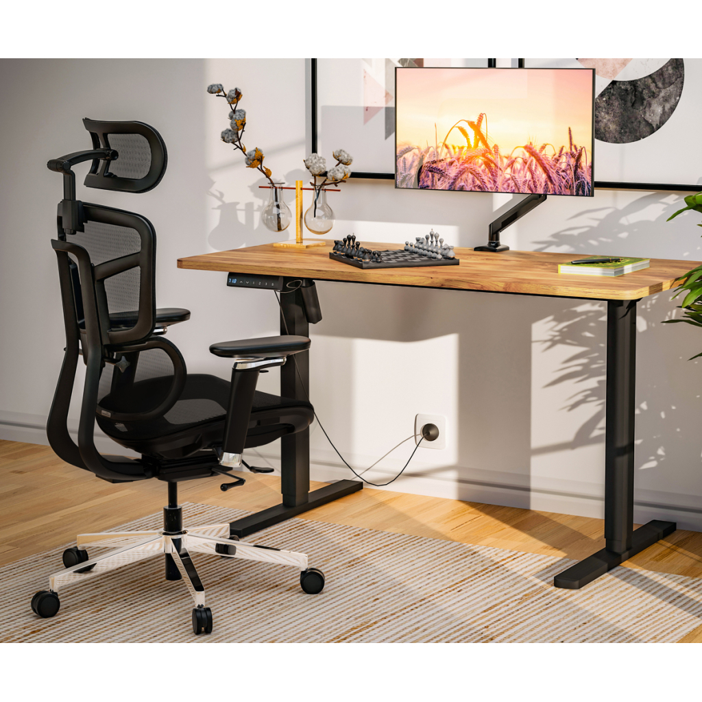 Офісне крісло Mealux S4 Air Black (HF-S4 M/B) - зображення 12