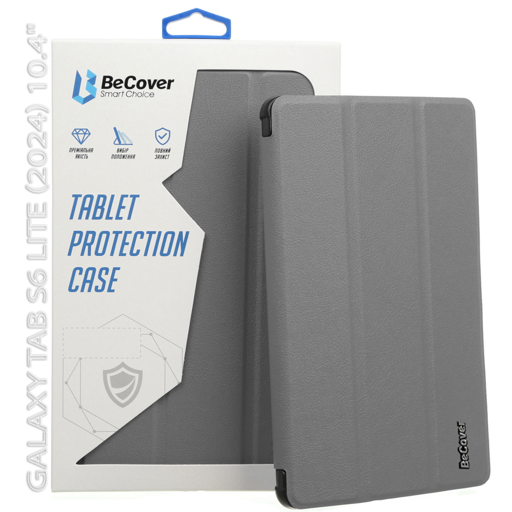 Чохол до планшета BeCover Flexible TPU Mate Samsung Tab S6 Lite (2024) 10.4" P620/P625/P627 Grey (712515) - зображення 5