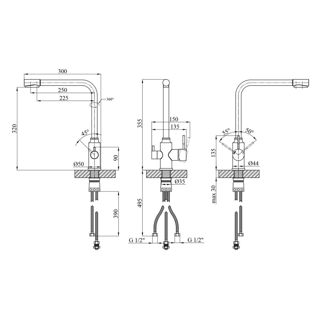 Змішувач Kroner Klassisch-ESG038 - зображення 10