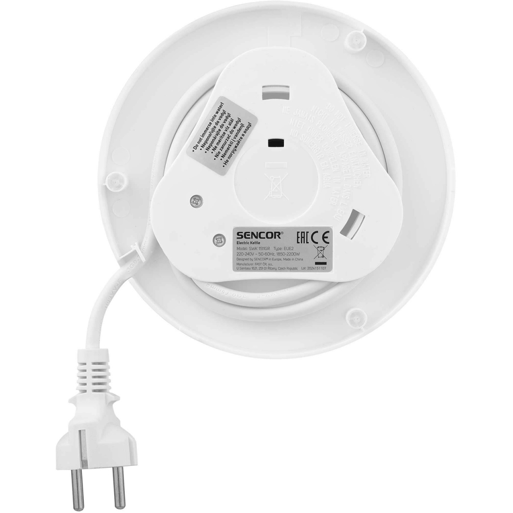 Електрочайник Sencor SWK 1513OR (SWK1513OR) - зображення 8