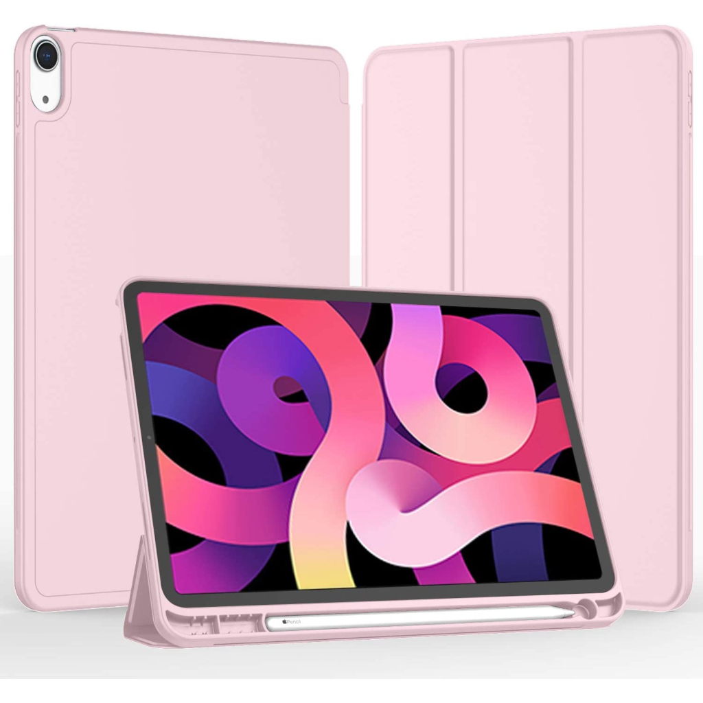 Чохол до планшета BeCover Direct Charge Pen mount Pencil Apple iPad Air 5 (2022) 10.9" Pink (708780) - зображення 2