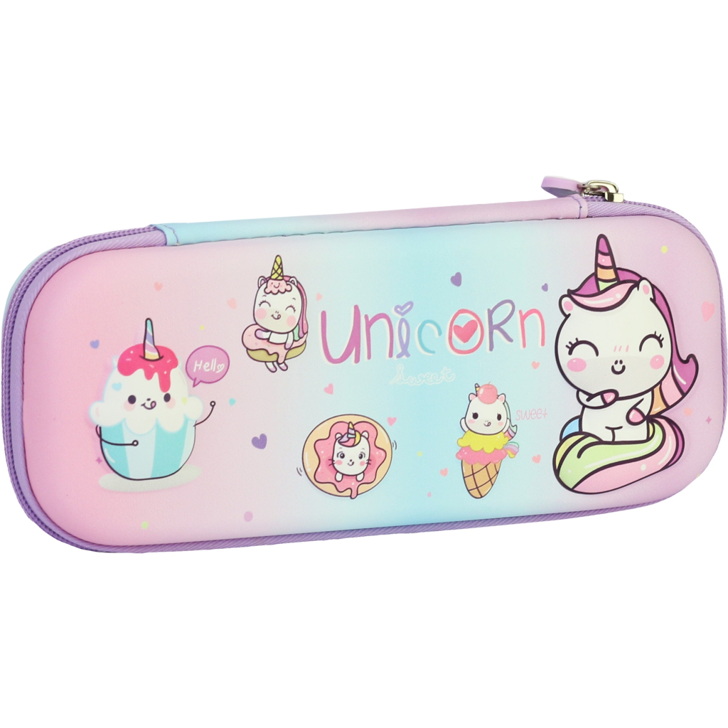 Пенал Cool For School з тисненням 1 відділення Фіолетовий (CF6794-purple) - зображення 1