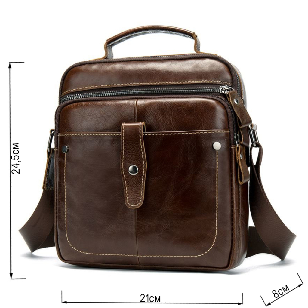 Сумка Vintage Коричнева (14700) - зображення 3