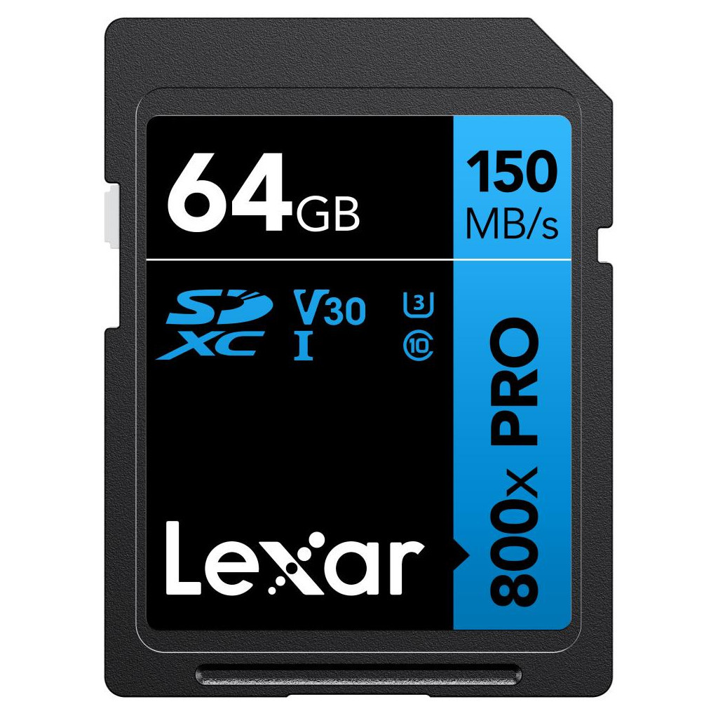 Карта пам'яті Lexar 64GB SDXC class 10 UHS-I (LSD0800P064G-BNNNG) - зображення 1