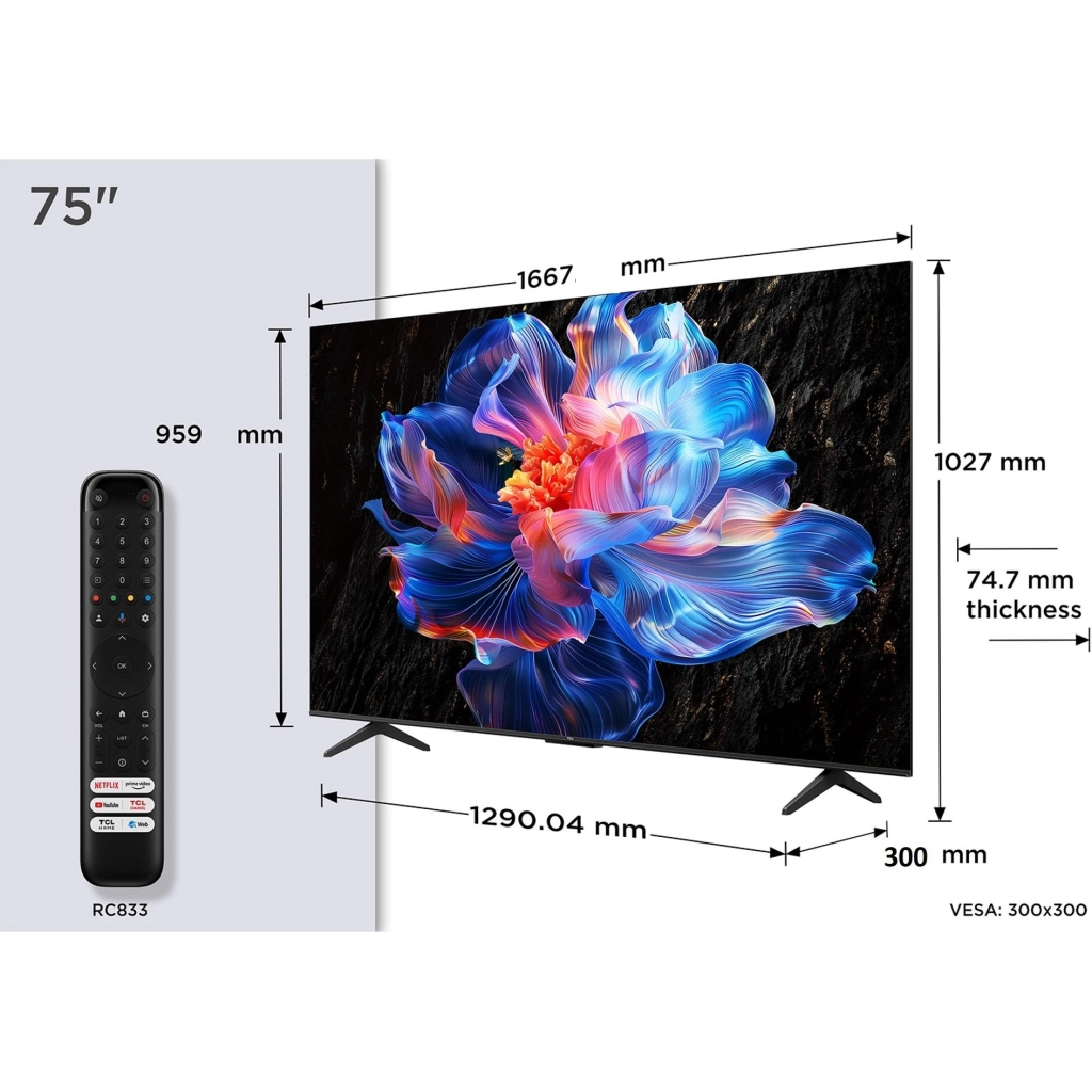 Телевізор TCL 75P6K - зображення 10