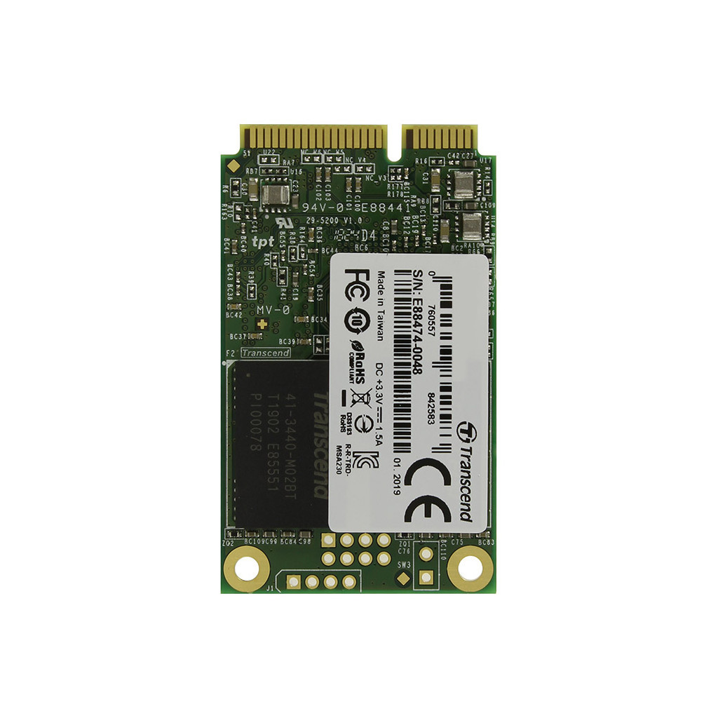 Накопичувач SSD mSATA 256GB Transcend (TS256GMSA230S) - зображення 1