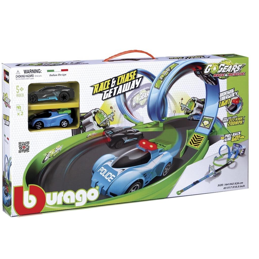 Автотрек Bburago GoGears Поліцейська погоня (18-30349) - зображення 4