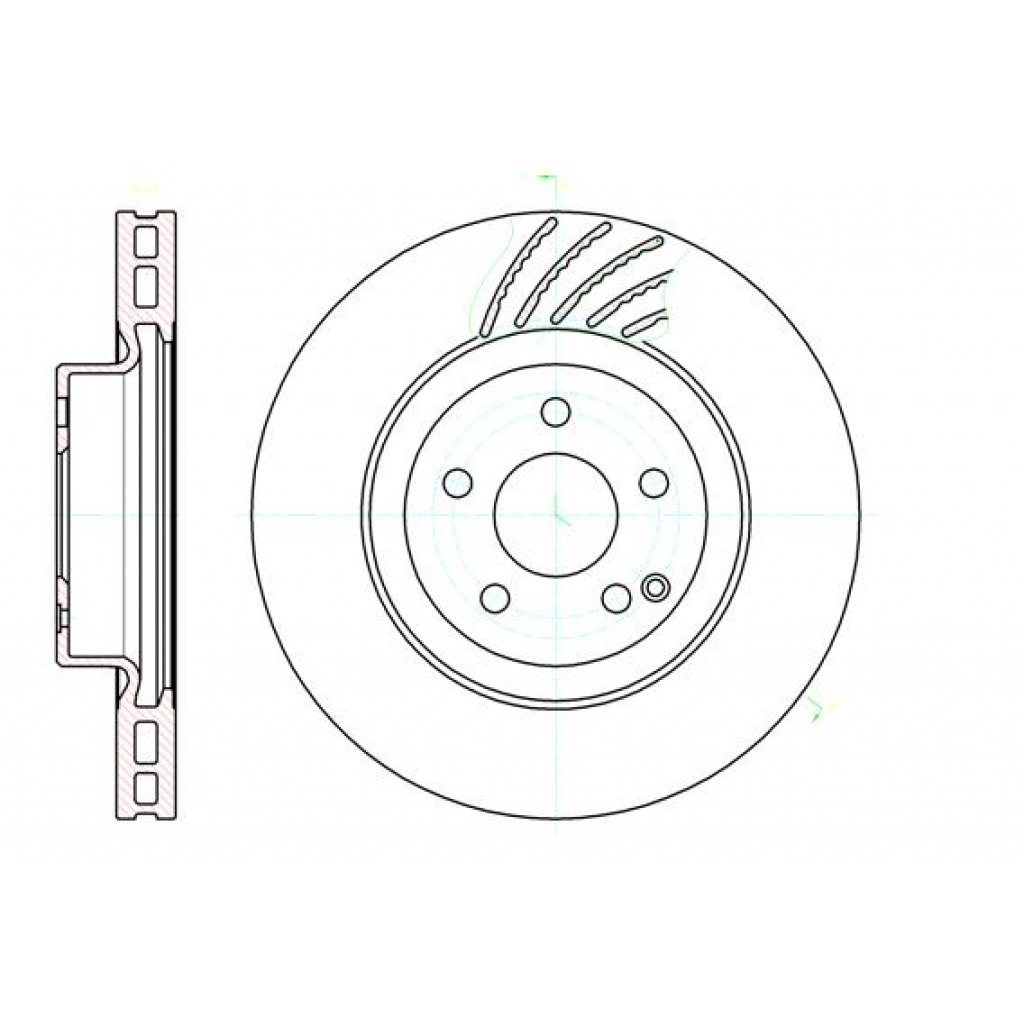 Гальмівний диск REMSA 61142.10 - зображення 1