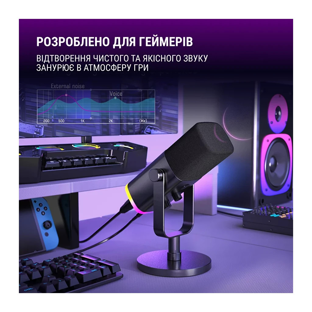 Мікрофон Fifine AM8 USB/XLR Black (AM8) - picture 5