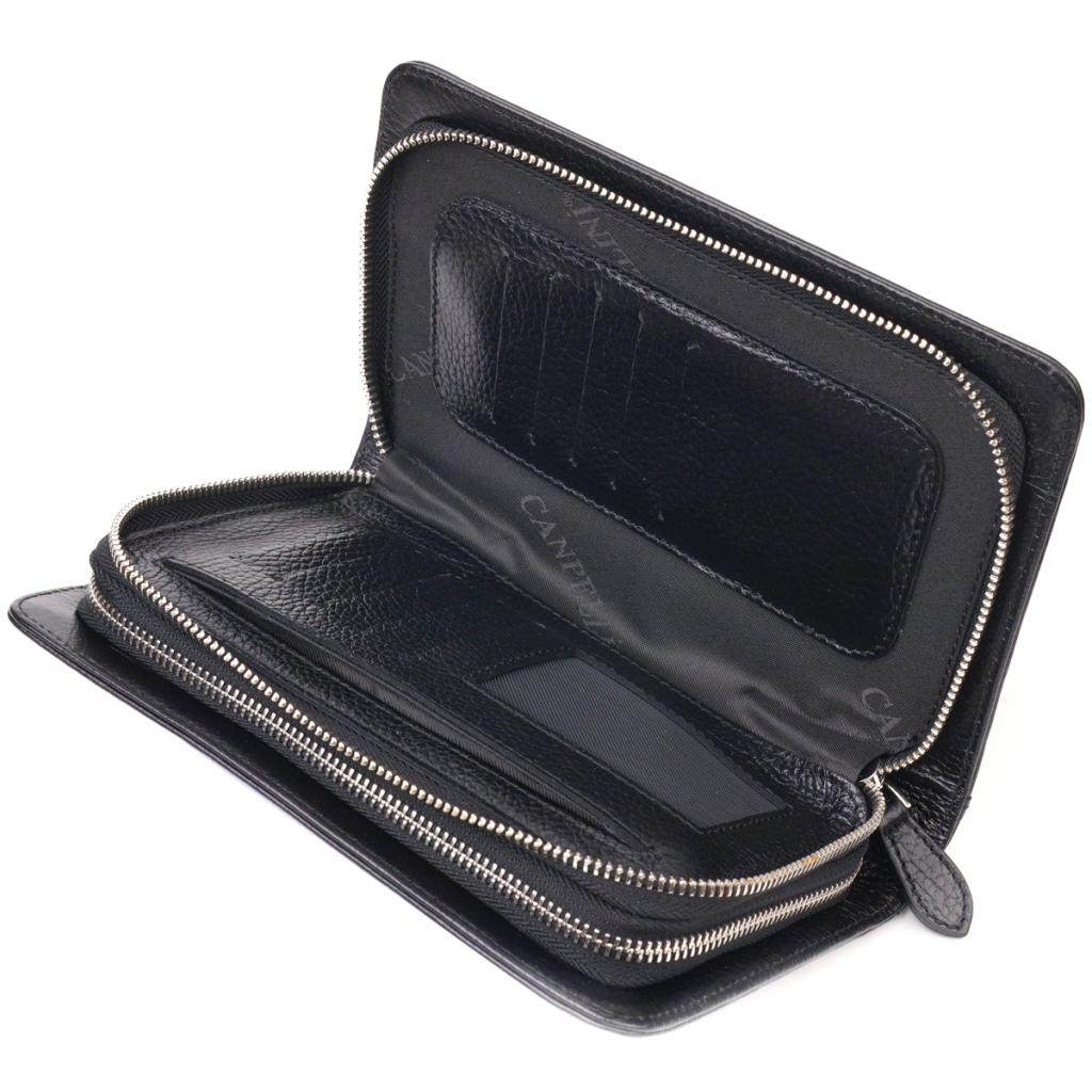 Сумка Canpellini З натуральної шкіри Чорна (21567) - зображення 6