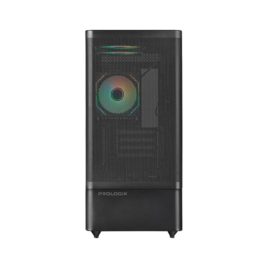 Корпус Prologix Lumi GM-01MAB Mesh Black - зображення 4