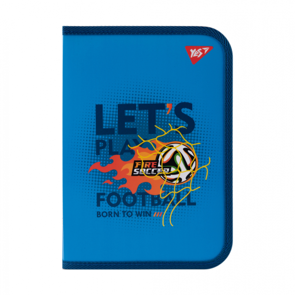 Папка для зошитів Yes пластикова на блискавці Football В5 (492205) - зображення 1
