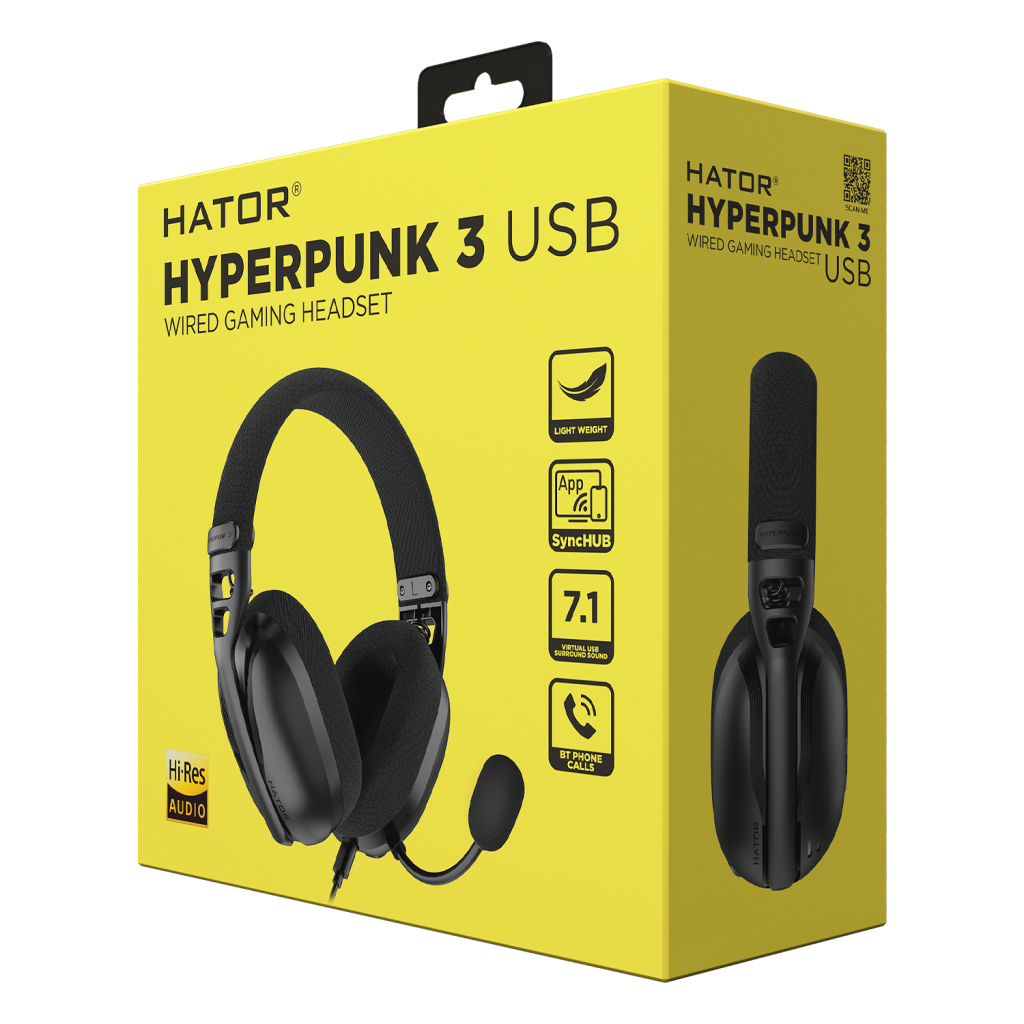 Навушники Hator Hyреrpunk 3 Hi-Res USB 7.1 Black (ESH10) - зображення 6