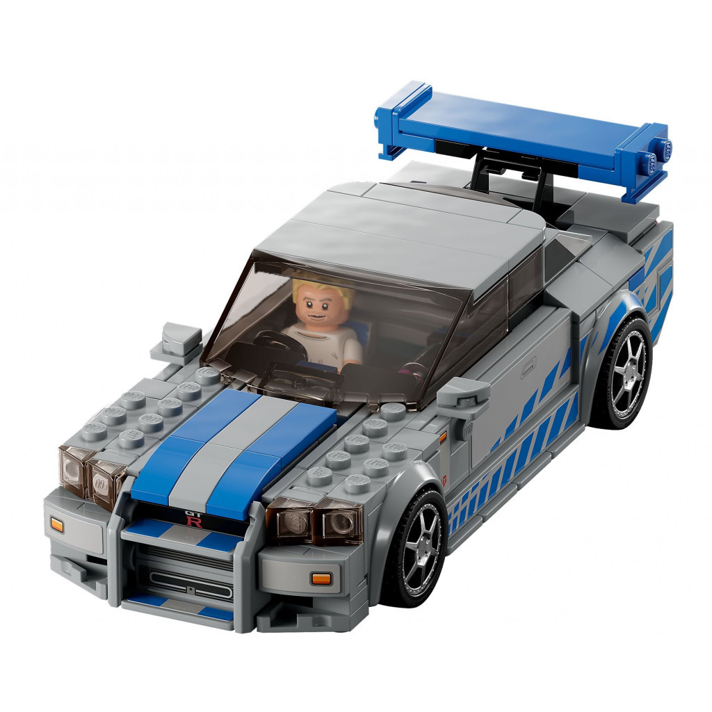 Конструктор LEGO Speed Champions «Подвійний форсаж» Nissan Skyline GT-R (R34) 319 деталей (76917) - зображення 4
