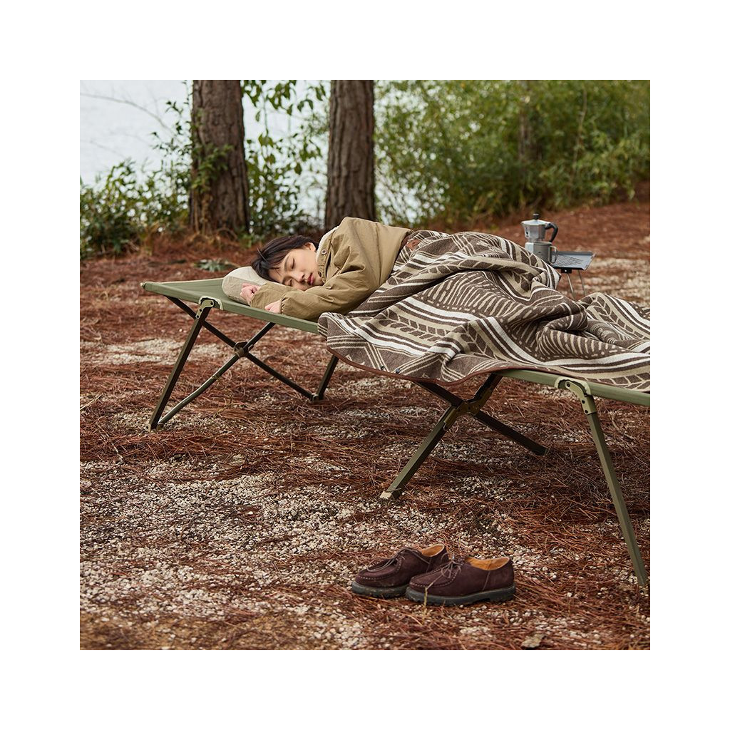 Розкладачка Naturehike CNH22JU033, сталь, зелений (6975641888543) - зображення 7