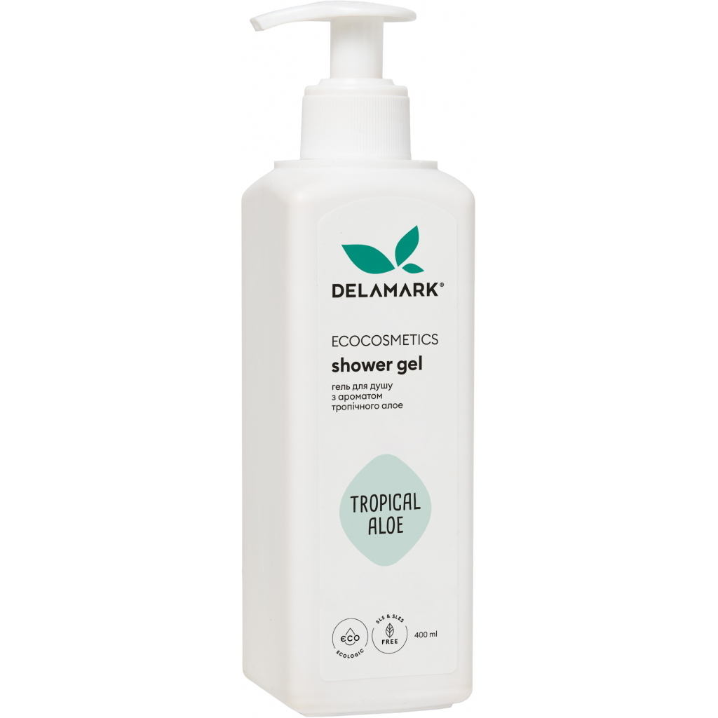 Гель для душу DeLaMark з ароматом тропічного алое 400 мл (4820152331915) - зображення 1