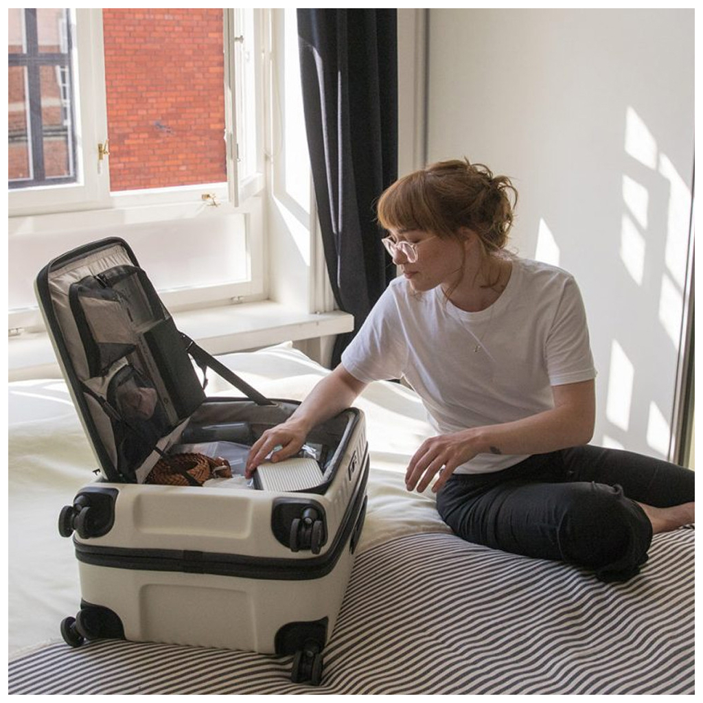 Валіза Lojel Cubo V4 Off White L (Lj-1627-15430) - зображення 8