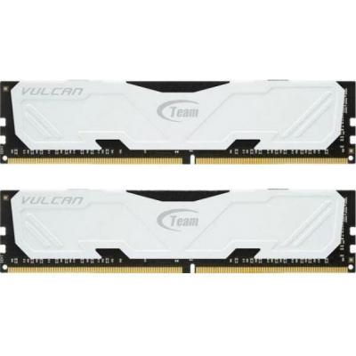 Модуль пам'яті для комп'ютера DDR3 8GB (2x4GB) 2400 MHz Vulcan White Team (TLWED38G2400HC11CDC01) - зображення 1