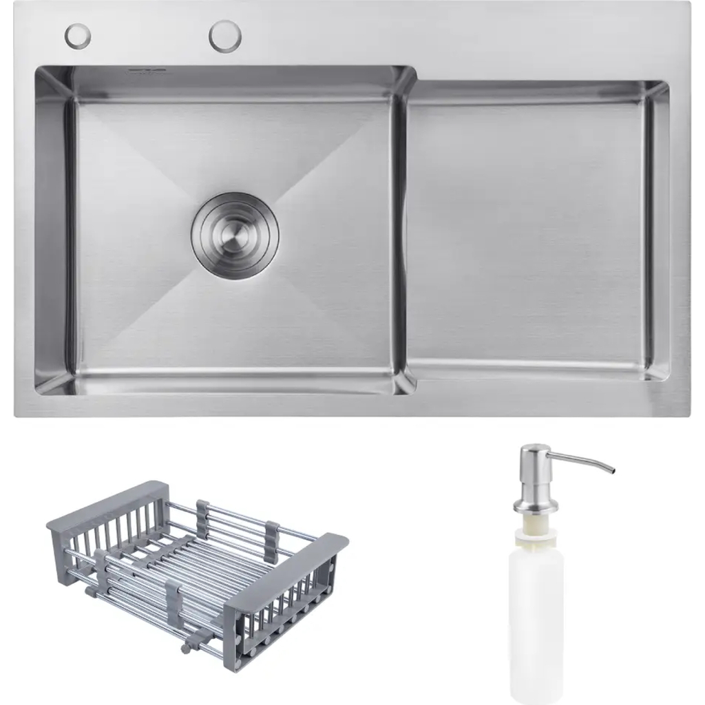 Мийка кухонна Kroner Geburstet-7848LHM (CV030021) - зображення 2