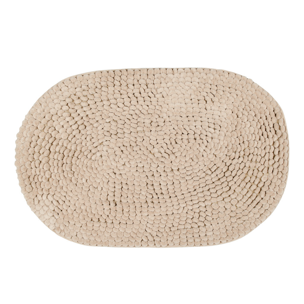 Килимок для ванної Home Line Овальний Lira бежевий 60х90 см (166438) - изображение 1