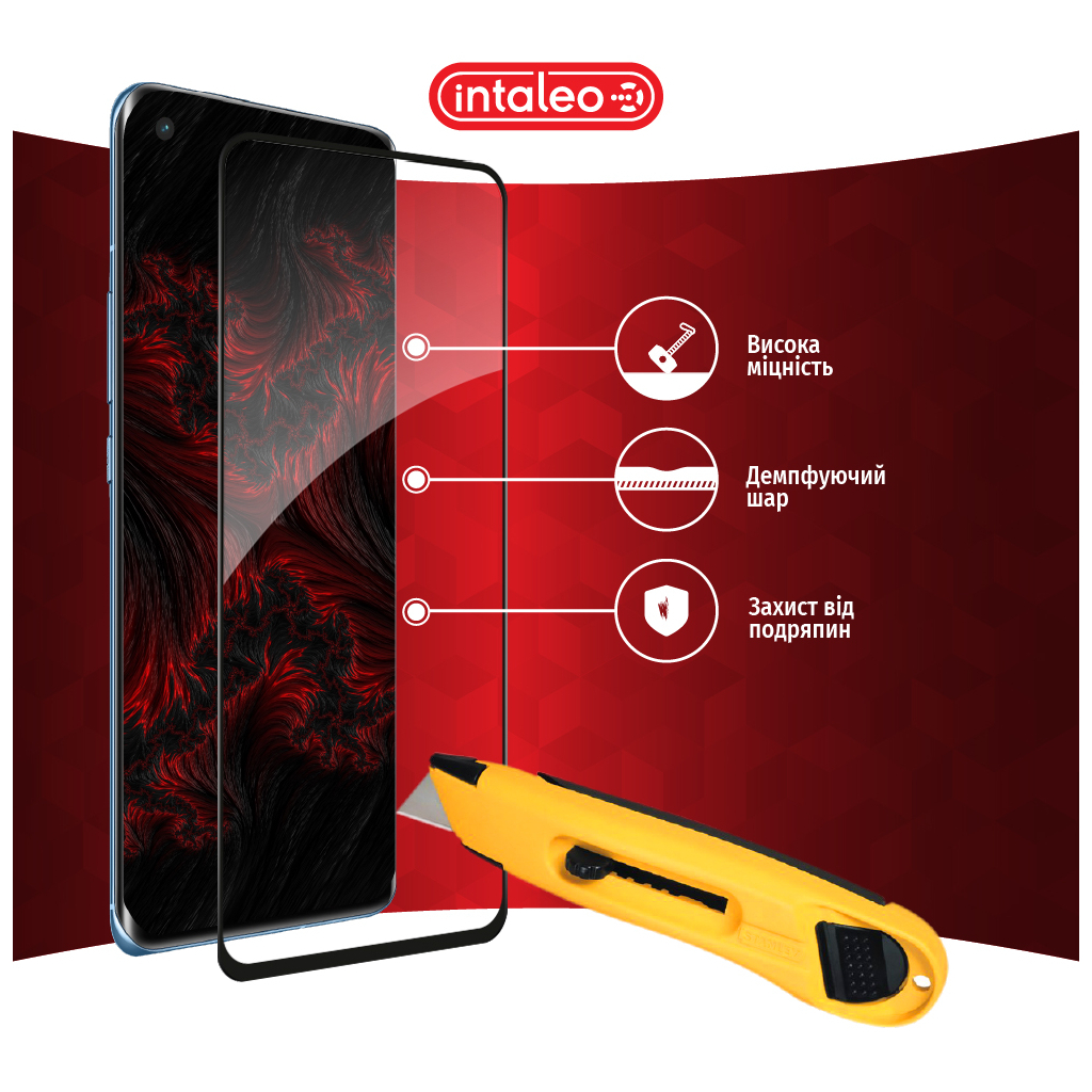 Скло захисне Intaleo Full Glue Xiaomi Mi 11 Pro Black (1283126521164) - зображення 5